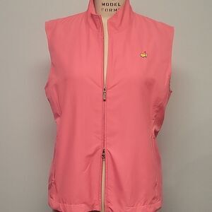 The Masters Magnolia Lane Collection Ladies Pink Vest Sz Large Augusta National